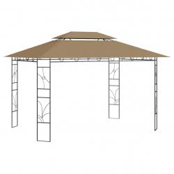 Belvédère 4x3x2,7 m Taupe 160 g/m² alsavelo