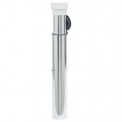 Base de parasol enterrée pour mât 40-50 mm argenté aluminium alsavelo