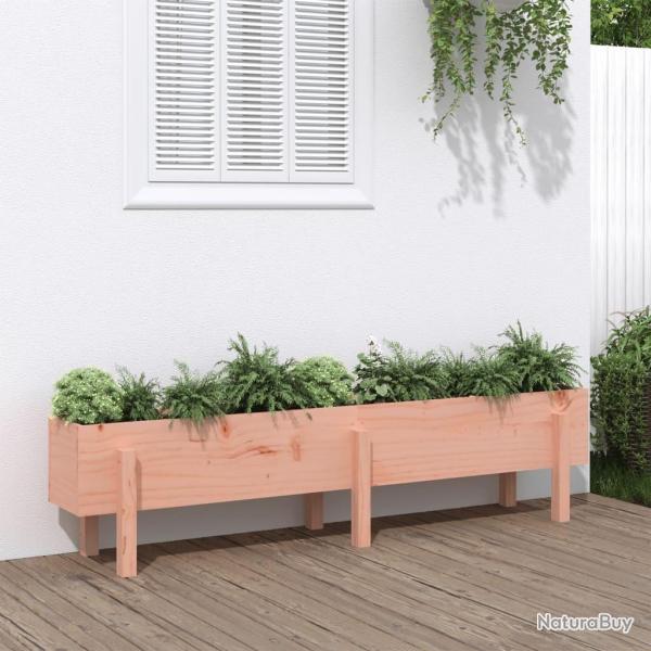 Lit surlev de jardin 160x30x38 cm bois douglas massif alsavelo