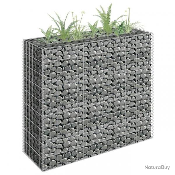 Lit surlev  gabion Acier galvanis 90x30x90 cm