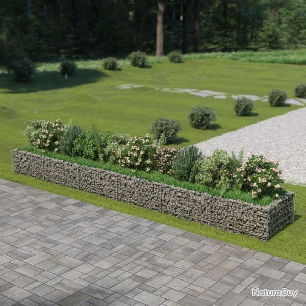Lit surlev  gabion Acier galvanis 540x90x50 cm alsavelo