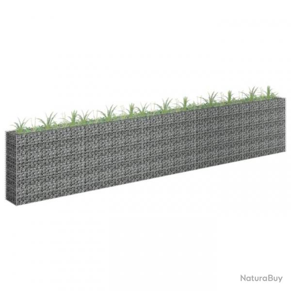 Lit surlev  gabion Acier galvanis 450x30x90 cm