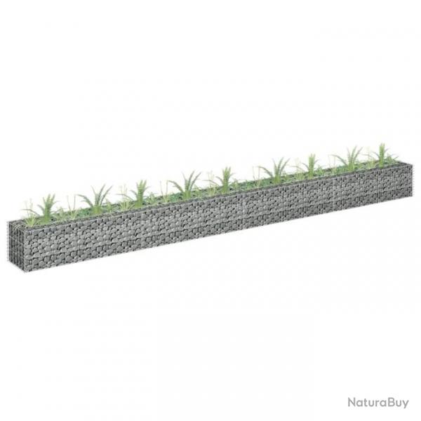 Lit surlev  gabion Acier galvanis 360x30x30 cm