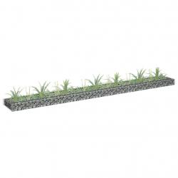 Lit surélevé à gabion Acier galvanisé 270x30x10 cm alsavelo