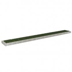 Lit surélevé à gabion Acier galvanisé 800x100x20 cm alsavelo