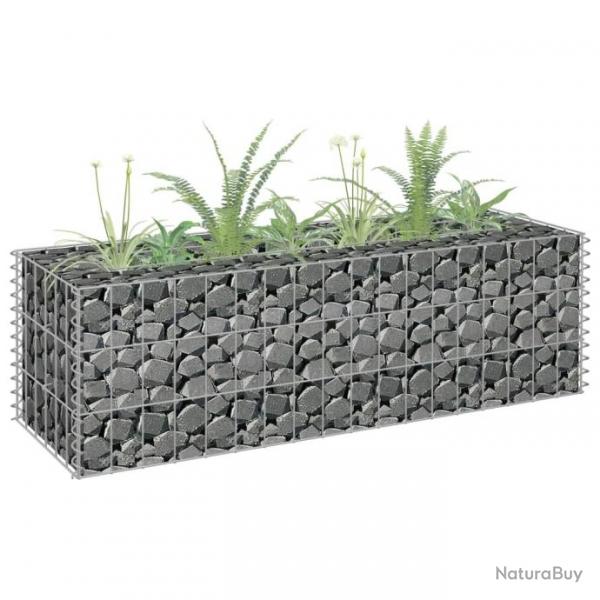 Lit surlev  gabion Acier galvanis 90x30x30 cm