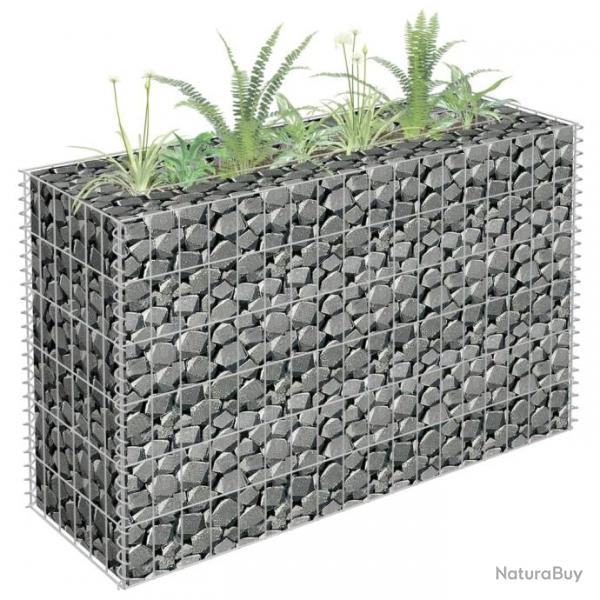 Lit surlev  gabion Acier galvanis 90x30x60 cm