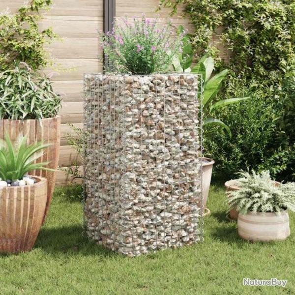 Lit surlev  gabion Acier 50x50x100 cm