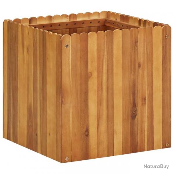 Lit surlev de jardin 50x50x50 cm Bois massif d'acacia