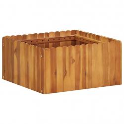 Lit surélevé de jardin 50x50x25 cm Bois massif d'acacia alsavelo