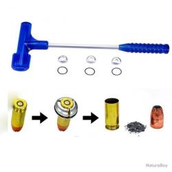 MARTEAU EXTRACTEUR DE BALLE À IMPACT - BLEU - LIVRAISON GRATUITE
