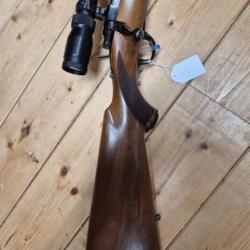 Belle ruger stutzen M77 cal 243 week-end.avec belle lunette leupold 3-9x50 lumineuse