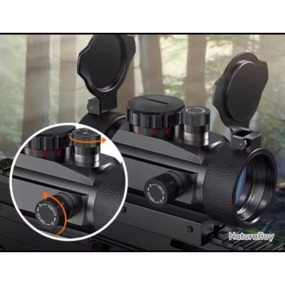 LUNETTE VISEUR POINT rouge tubulaire Point Rouge et vert Red Dot Chasse