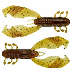 Leurre Souple Gunki Boogie Craw VIB 75 7,5cm 4,4g par 5 Pumpkin Green Flk