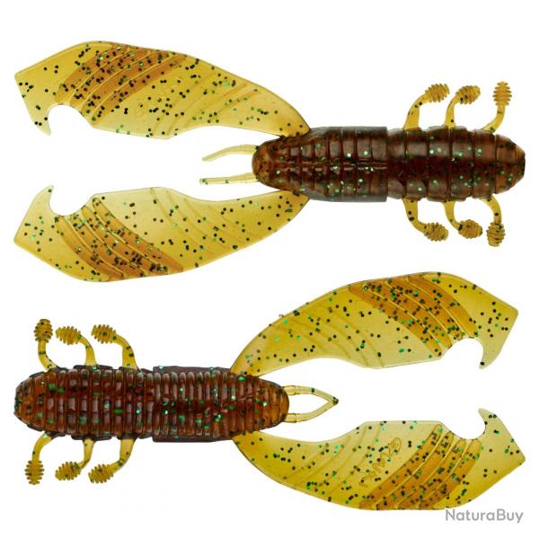 Leurre Souple Gunki Boogie Craw VIB 75 7,5cm 4,4g par 5 Pumpkin Green Flk