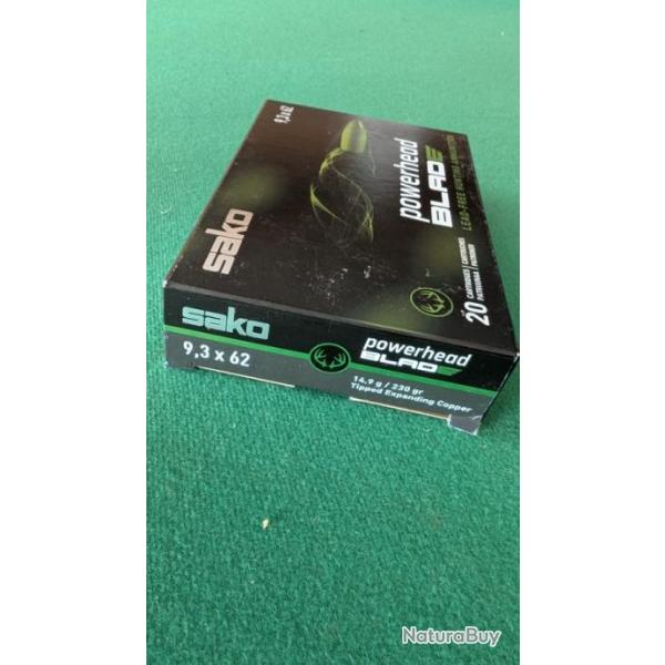 Sako 9,3x62 blade powerhead 230g