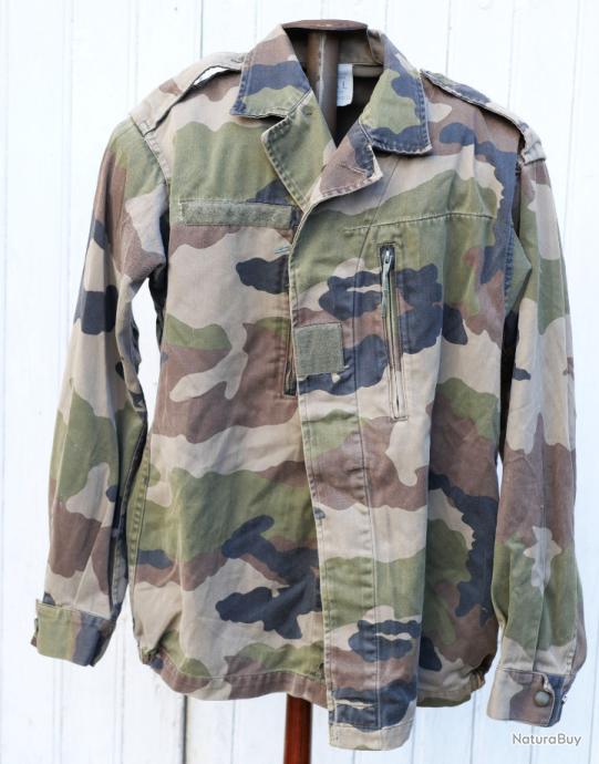 Veste De Treillis Modèle 47/52 De L'Armée Française - Occasion En Très Bon état
