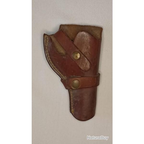 Petit tui rvolver holster cuir USA