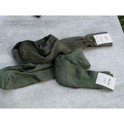 Chaussettes mi-bas kaki HIVER nouvelle génération de l'Armée Française