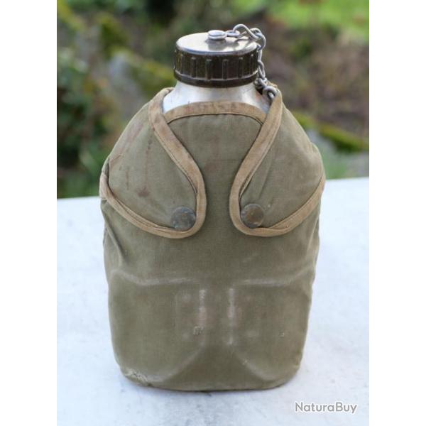 Gourde franaise TAP rglementaire guerre d'Algrie date 1955 /1956 modle renforc TAP VER25GOU001