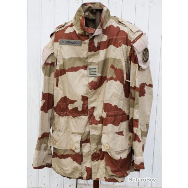 ARMEE Veste combat T4 CAMO chevron RIP STOP BAR sable zone chaude anti moustiques LBV25VET048