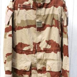 ARMEE Veste combat T4 s2 CAMO chevron RIP STOP BAR sable zone chaude anti moustiques LBV25VET049