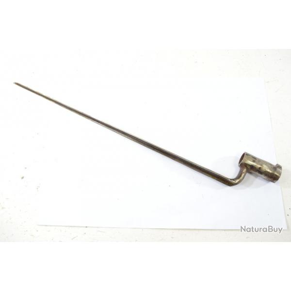 Baionnette  douille Franaise modifie, fusil ancien, chasse, commune, modification moderne ?