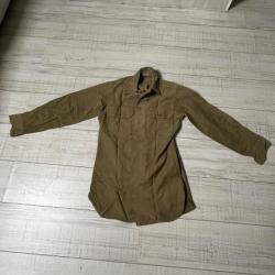 Chemise moutarde us ww2.GI.Ideal mannequin, reconstitution.