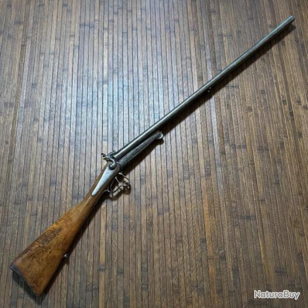 FUSIL DE CHASSE JUXTAPOSS CALIBRE 16 BROCHE POINON DE ST ETIENNE