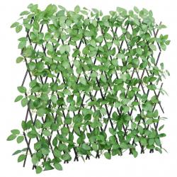  Treillis de lierre artificiel extensible vert 180x65 cm alsavelo