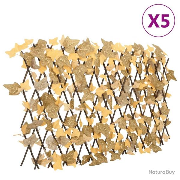 Treillis de feuille d'rable artificiel extensible 5 pcs alsavelo