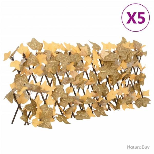 Treillis de feuille d'rable artificiel extensible 5 pcs alsavelo