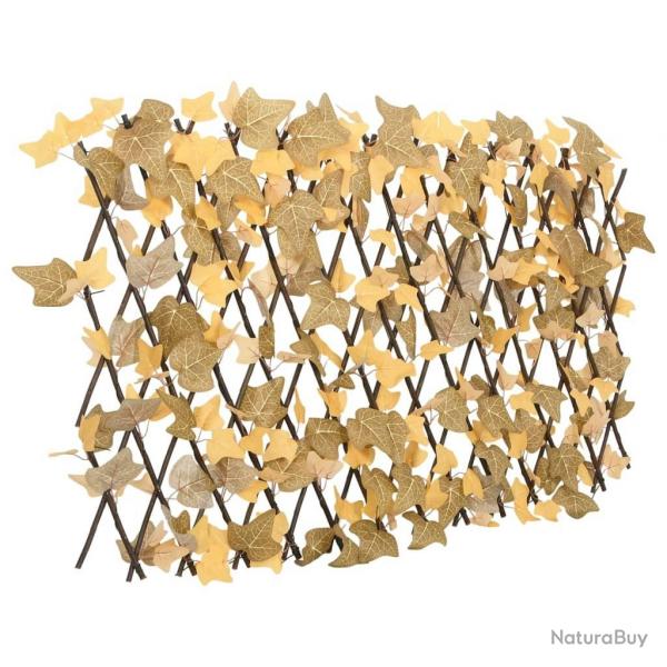 Treillis de feuille d'rable artificiel extensible 180x60 cm alsavelo