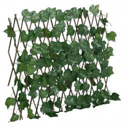  Treillis de feuille de vigne artificiel extensible 190x60 cm alsavelo