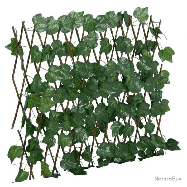 Treillis de feuille de vigne artificiel extensible 190x60 cm alsavelo