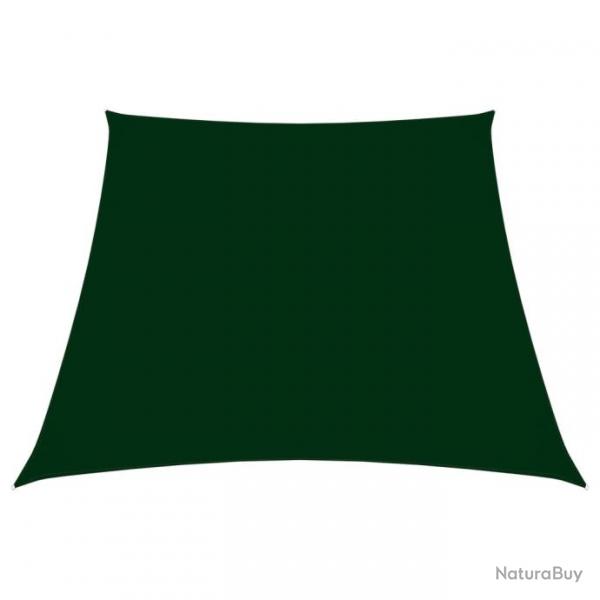 Voile de parasol Tissu Oxford trapze 2/4x3 m Vert fonc alsavelo