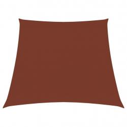 Voile de parasol Tissu Oxford trapèze 2/4x3 m Terre cuite alsavelo