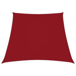 Voile de parasol Tissu Oxford trapèze 2/4x3 m Rouge alsavelo