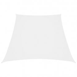 Voile de parasol Tissu Oxford trapèze 2/4x3 m Blanc alsavelo