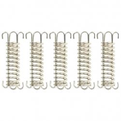 Verrous à ressort pour voile d'ombrage 5 pcs Acier inoxydable alsavelo