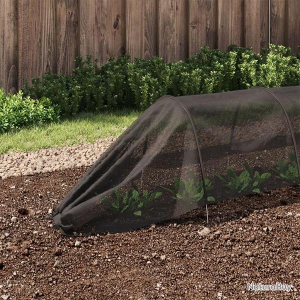 Tunnels en filet 4 pcs noir acier et polythylne alsavelo