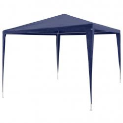 Tonnelle de jardin Tente de réception Chapiteau Bleu 3x3m alsavelo