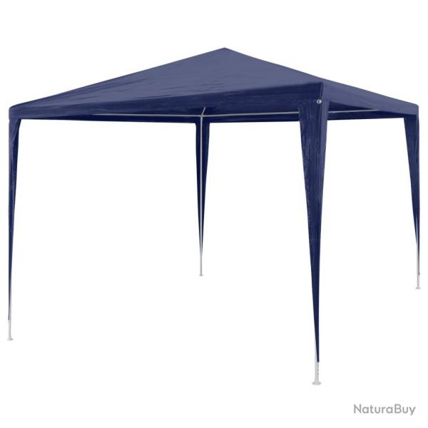 Tonnelle de jardin Tente de rception Chapiteau Bleu 3x3m alsavelo