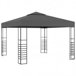Tonnelle de jardin 3 x 3 m Anthracite alsavelo