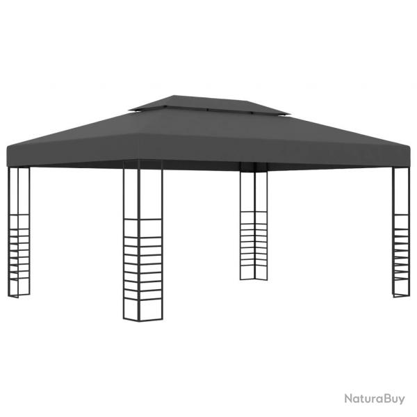 Tonnelle 3x4 m Anthracite alsavelo