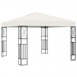 Tonnelle 3x3 m Crème Tissu alsavelo