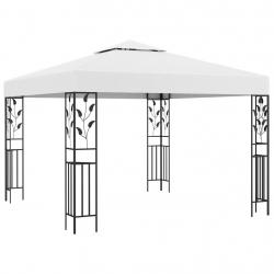 Tonnelle 3x3 m Blanc 180 g/m² alsavelo