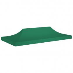 Toit de tente de réception 6x3 m Vert 270 g/m² alsavelo