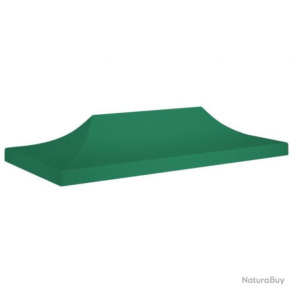 Toit de tente de rception 6x3 m Vert 270 g/m alsavelo