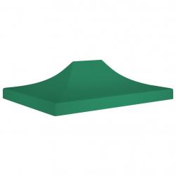 Toit de tente de réception 4x3 m Vert 270 g/m² alsavelo